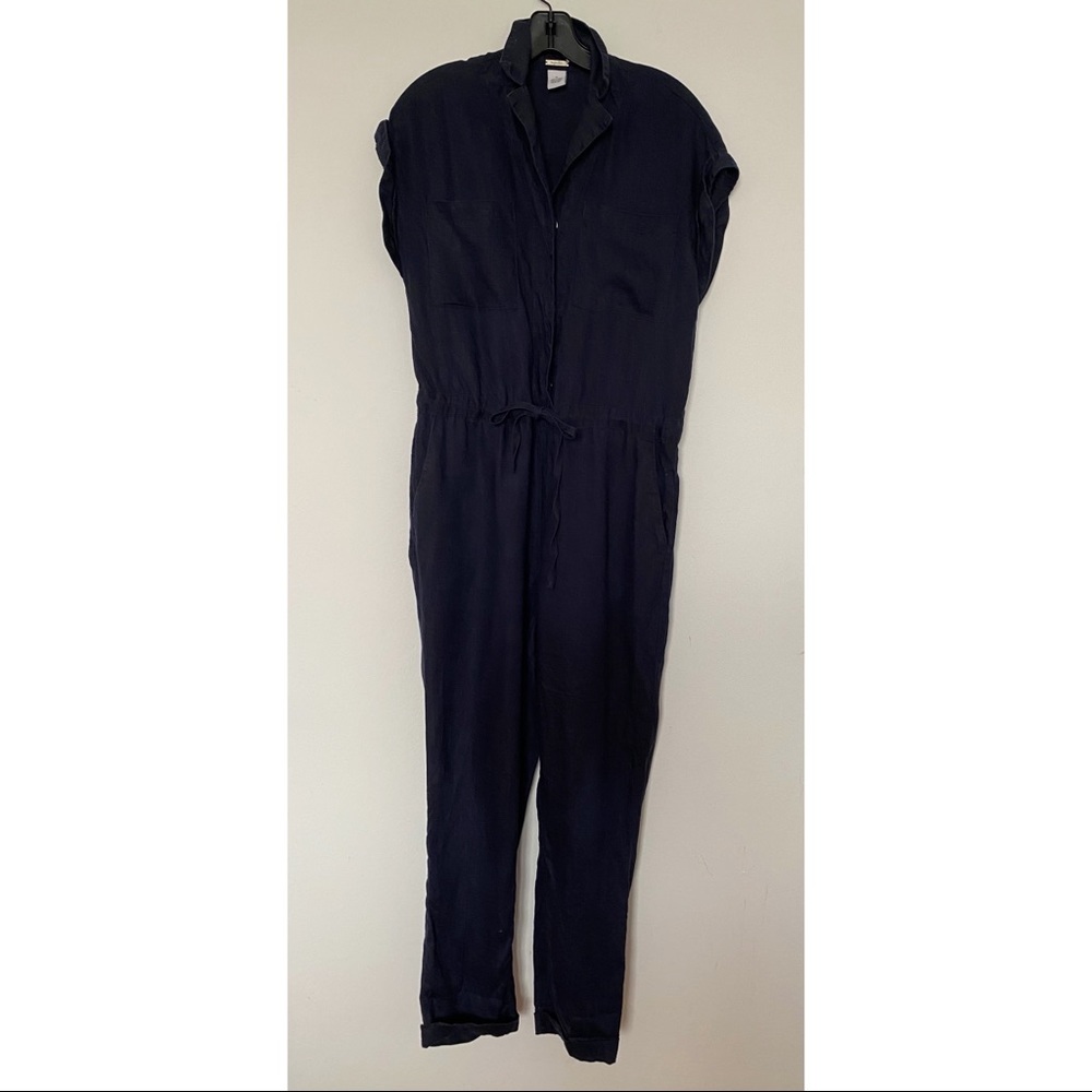 Magaschoni women’s linen jumpsuit